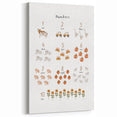 Numbers and Shapes Wall Art - Farm-Themed Counting Poster