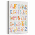 Educational Nursery Wall Decor - Colorful Alphabet Learning Print