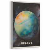 Classroom Educational Posters - Uranus Planet Space Art Print