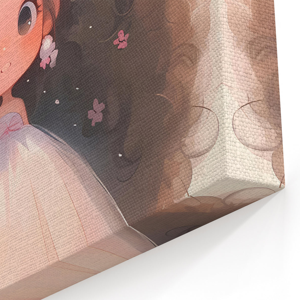 Elegant Bow Girl Wall Art - Girls Room and Nursery Decor