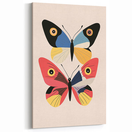 Colorful Butterfly Wall Art - Girls Room & Nursery Decor
