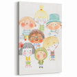 Whimsical Kids Group Wall Art - Girls Room & Playroom Decor