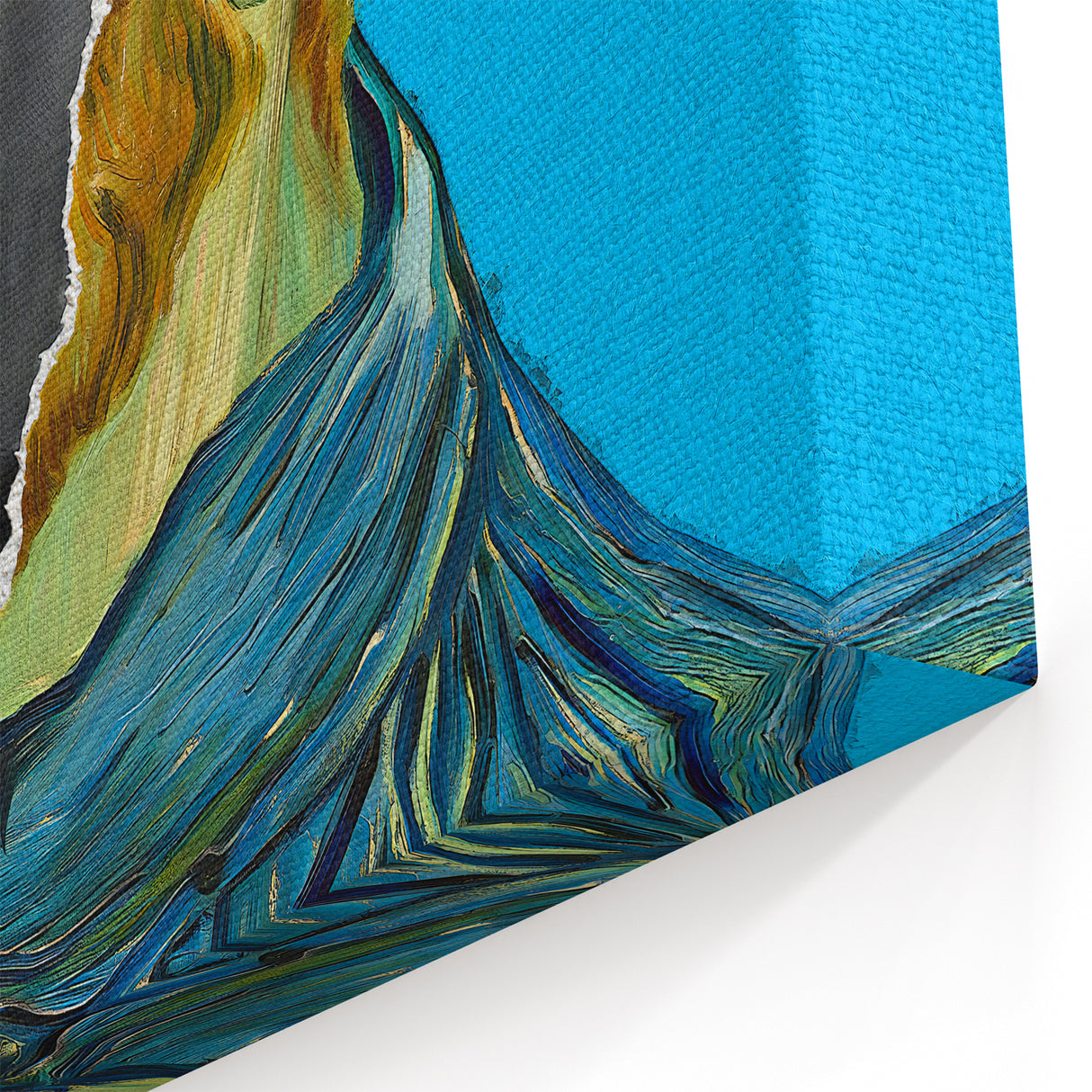 Modern Pop Art Van Gogh Inspired Wall Art - Contemporary Canvas Print