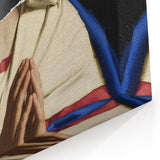 Modern Pop Art Virgin in Prayer - Contemporary Canvas Print