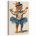 Elegant Ballerina Tiger Wall Art - Girls Room & Nursery Decor