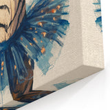 Elegant Ballerina Tiger Wall Art - Girls Room & Nursery Decor