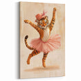 Graceful Ballerina Tiger Wall Art - Girls Room & Nursery Decor