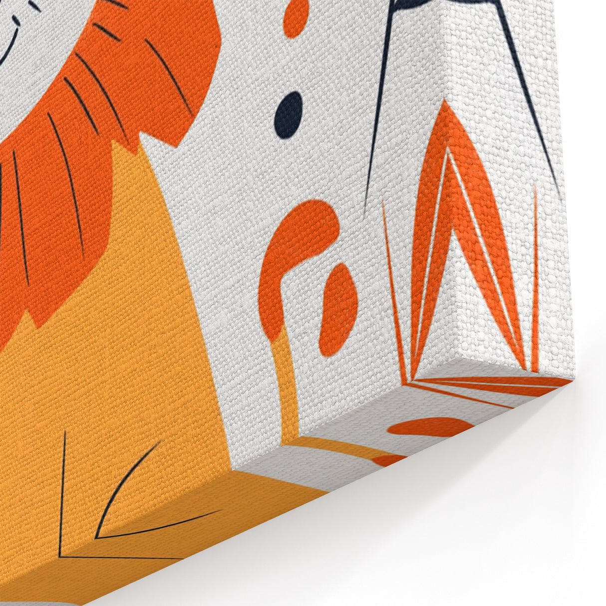 Playful Lion Wall Art - Girls Room & Nursery Safari Decor