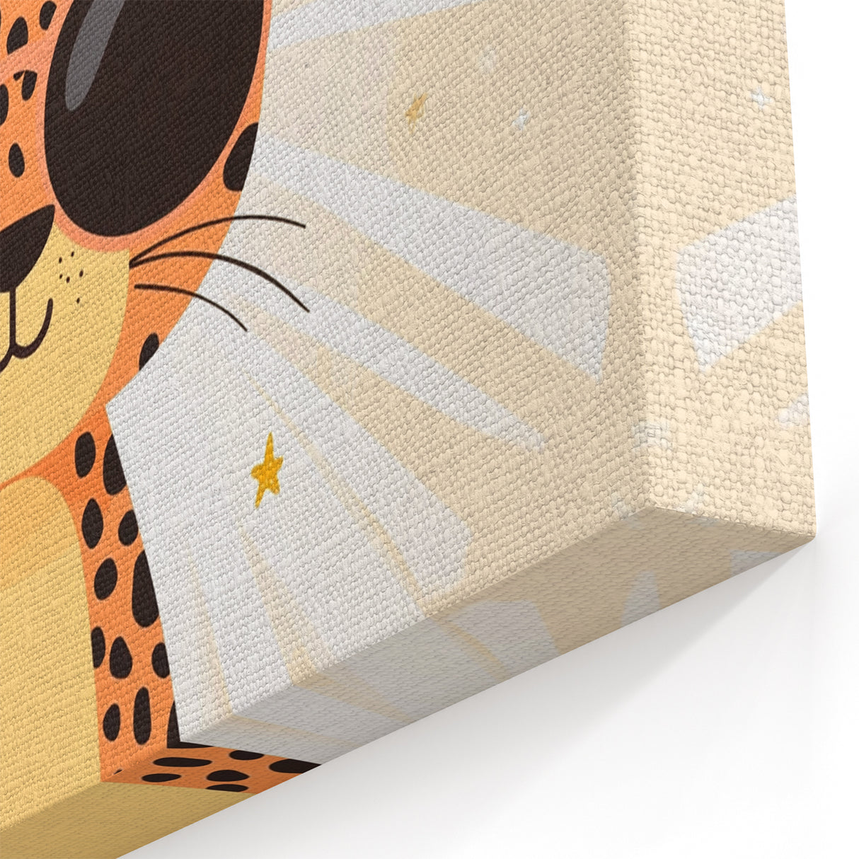 Cool Leopard Wall Art - Girls Room & Nursery Safari Decor