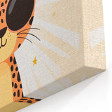 Cool Leopard Wall Art - Girls Room & Nursery Safari Decor