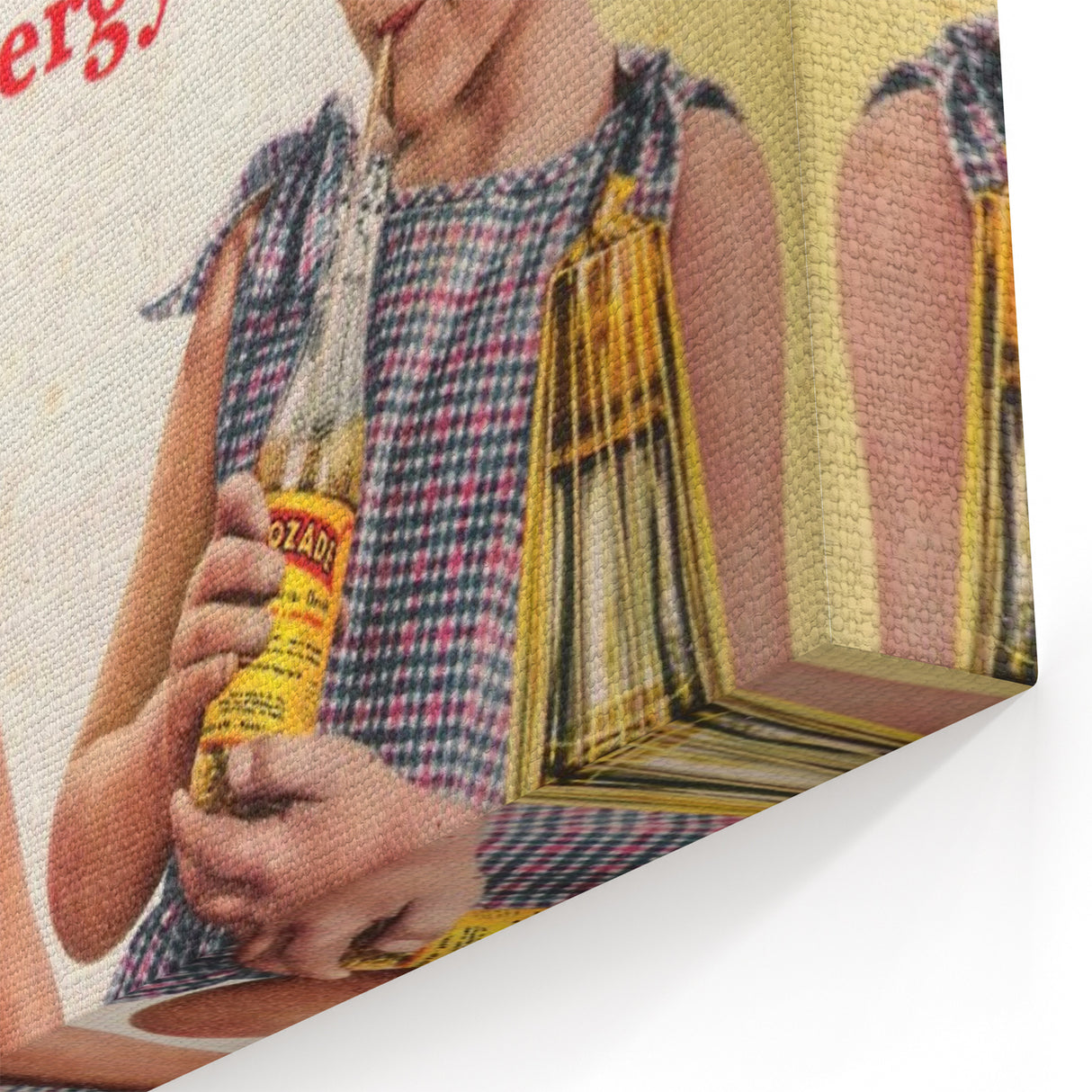 Vintage Lucozade Ad | Sparkling Glucose Drink Energy Boost Art
