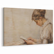 Vintage Portrait Art | Antique Portrait of Woman Reading