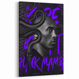 Black Mamba Pop Art Wall Art - Bold Kobe Bryant Canvas Print