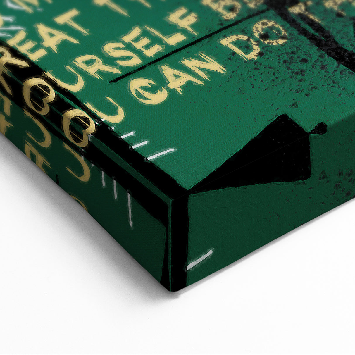 Air Jordan Pop Art Wall Art - Bold Green Sneaker Canvas Print