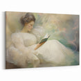 Vintage Portrait Art | Dreamy Portrait of Woman Reading