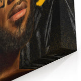LeBron James Pop Art Wall Art - Bold King James Canvas Print