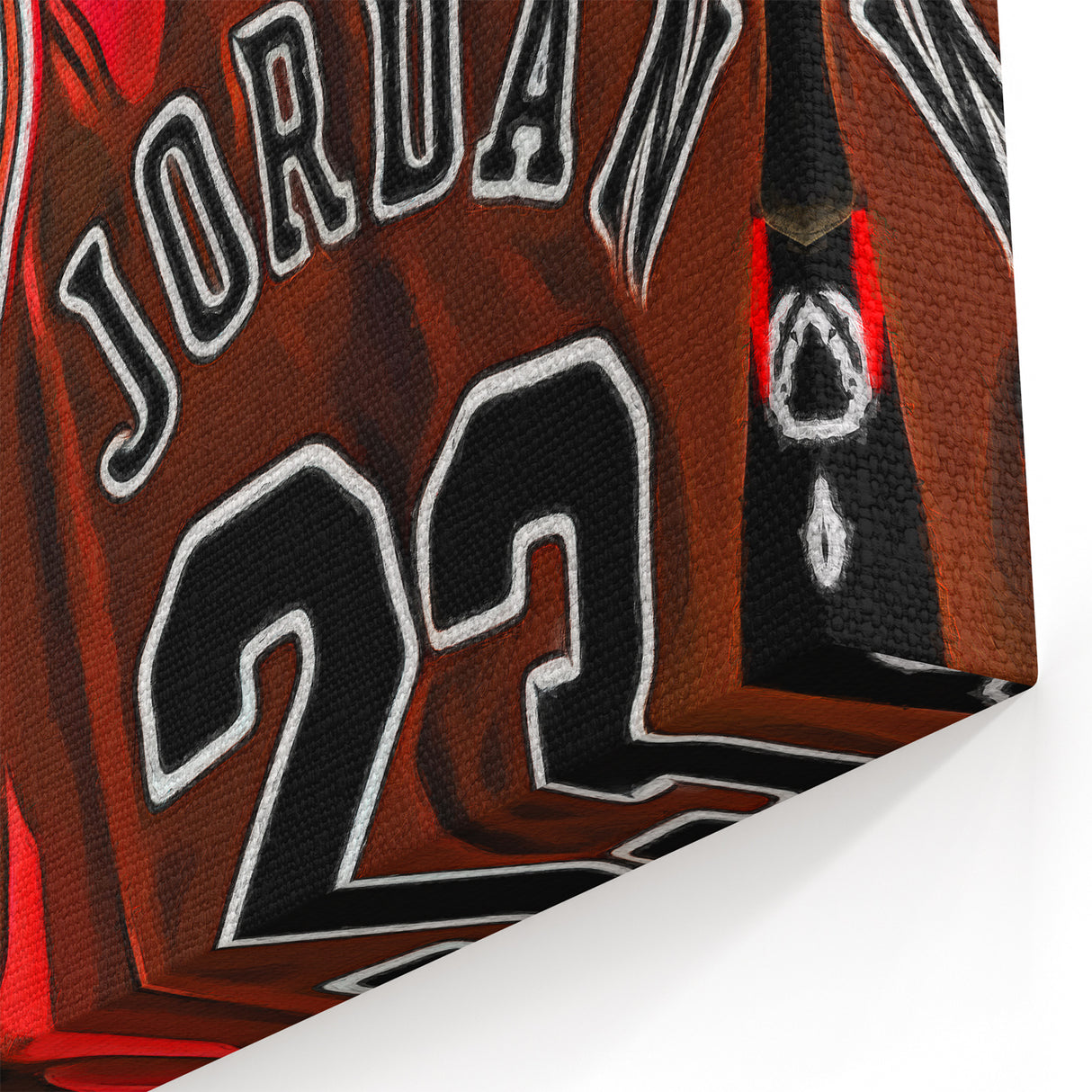 Michael Jordan Pop Art Wall Art - Bold 23 Canvas Print