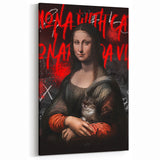 Mona Lisa Pop Art Canvas - Bold Modern Stretched Canvas Print