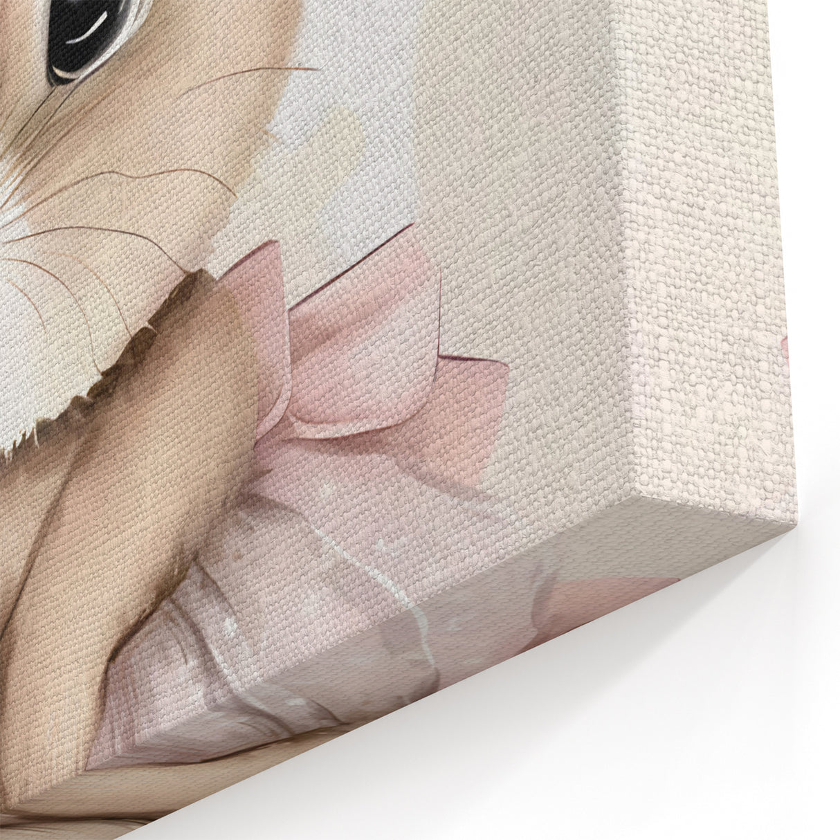 Adorable Bunny Girls Room Wall Art – Nursery & Kids Room Print