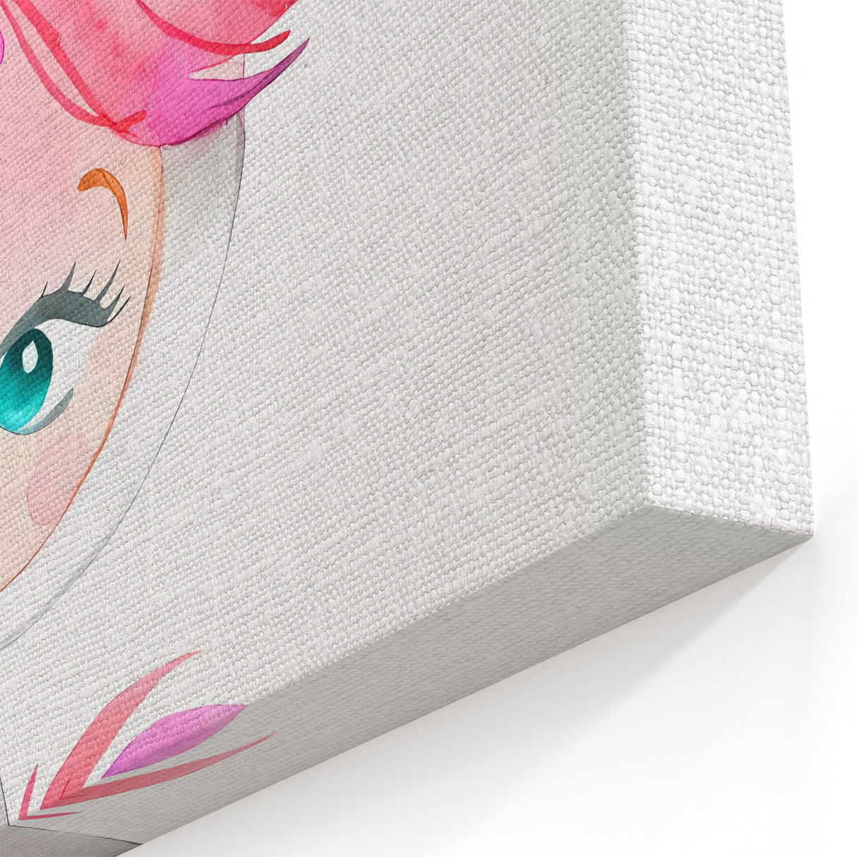 Personalized Kids Art – Cute Unicorn Girl Illustration Wall Print