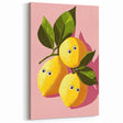 Playful Lemon Girls Room Wall Art – Kids Room Art Print