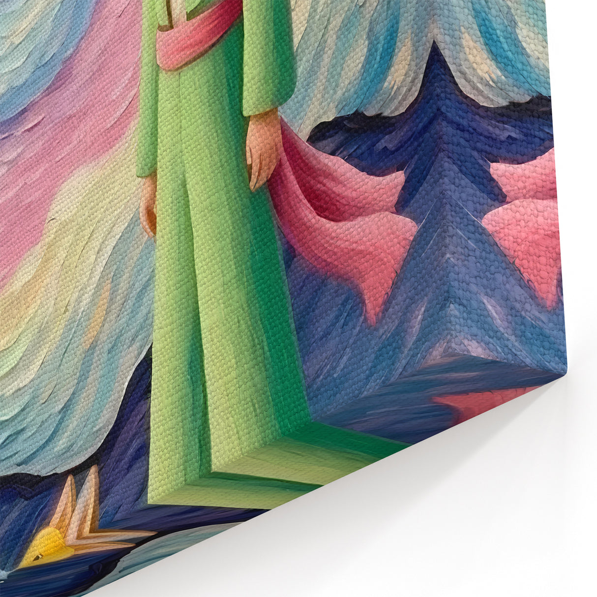 Dreamy Starry Night Girls Room Wall Art – Kids Room Art Print