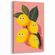 Funny Lemon Girls Room Wall Art – Kids Room Art Print