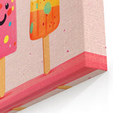 Colorful Ice Cream Girls Room Wall Art – Kids Room Art Print