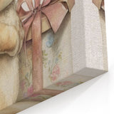 Adorable Bunny Gift Girls Room Wall Art – Kids Room Art Print