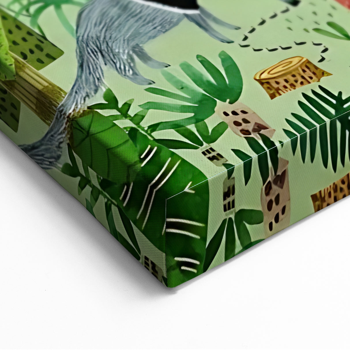 Children’s Wall Decor – Jungle Adventure Illustration for Kids