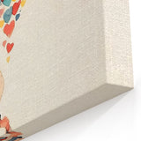 Playroom Wall Art – Whimsical Heart Balloon Illustration for Kids