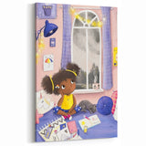 Girls Room Wall Art - Cozy Dreamy Kids Room Print - Nursery Wall Art