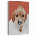 Snow Puppy Nursery Art for Kids - Children's Wall Decor