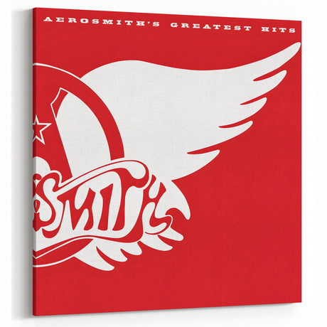 Retro Wall Art – Aerosmith's Greatest Hits Canvas Print