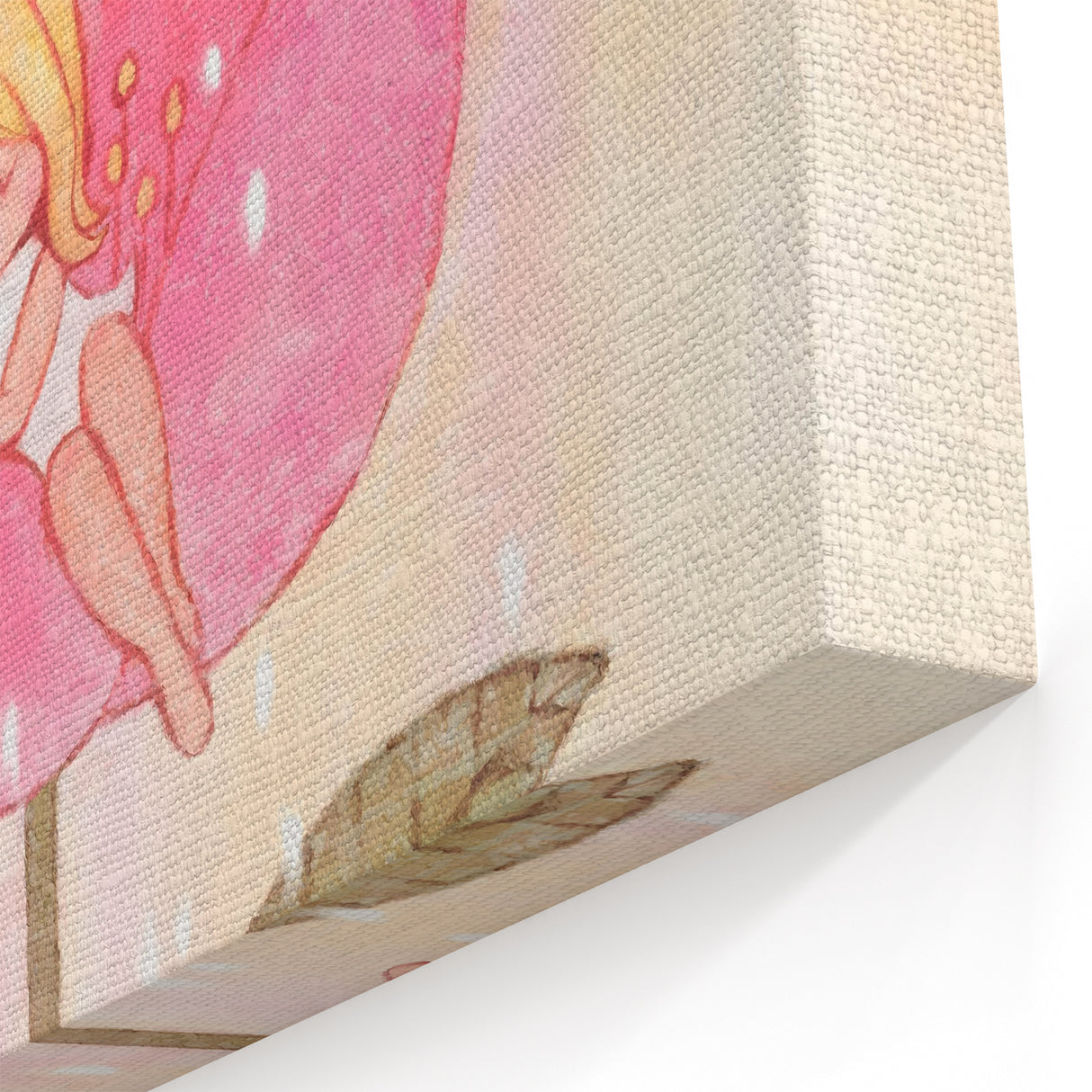 Sleeping Fairy in Flower Girls Room Wall Art - Dreamy Nursery Decor