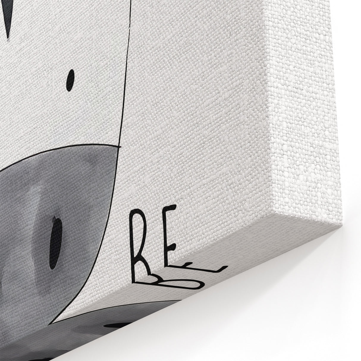 Kids Room Art Prints - Be Unique Zebra Wall Art for Girls' Bedrooms