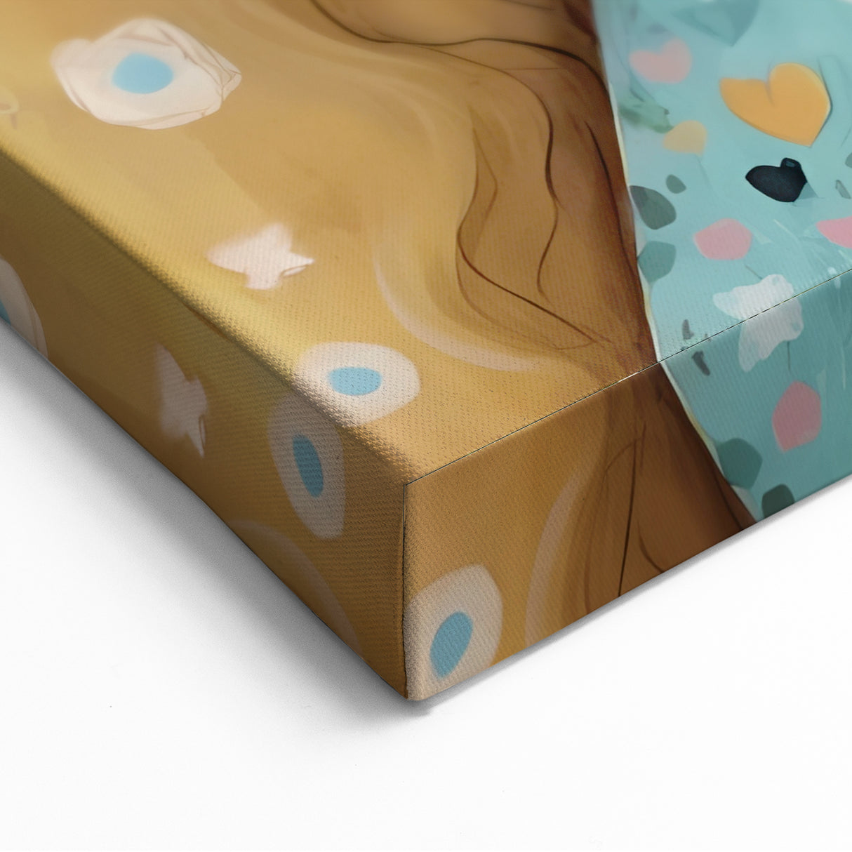 Girls Bedroom Art - Princess & Fluffy Pet Wall Decor for Kids
