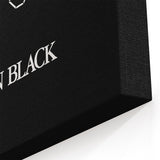 Retro Wall Art – AC/DC Back in Black Album Canvas Print