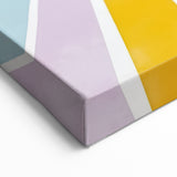 Playroom Wall Art - Cheerful Sunburst Kids Room Decor for Girls