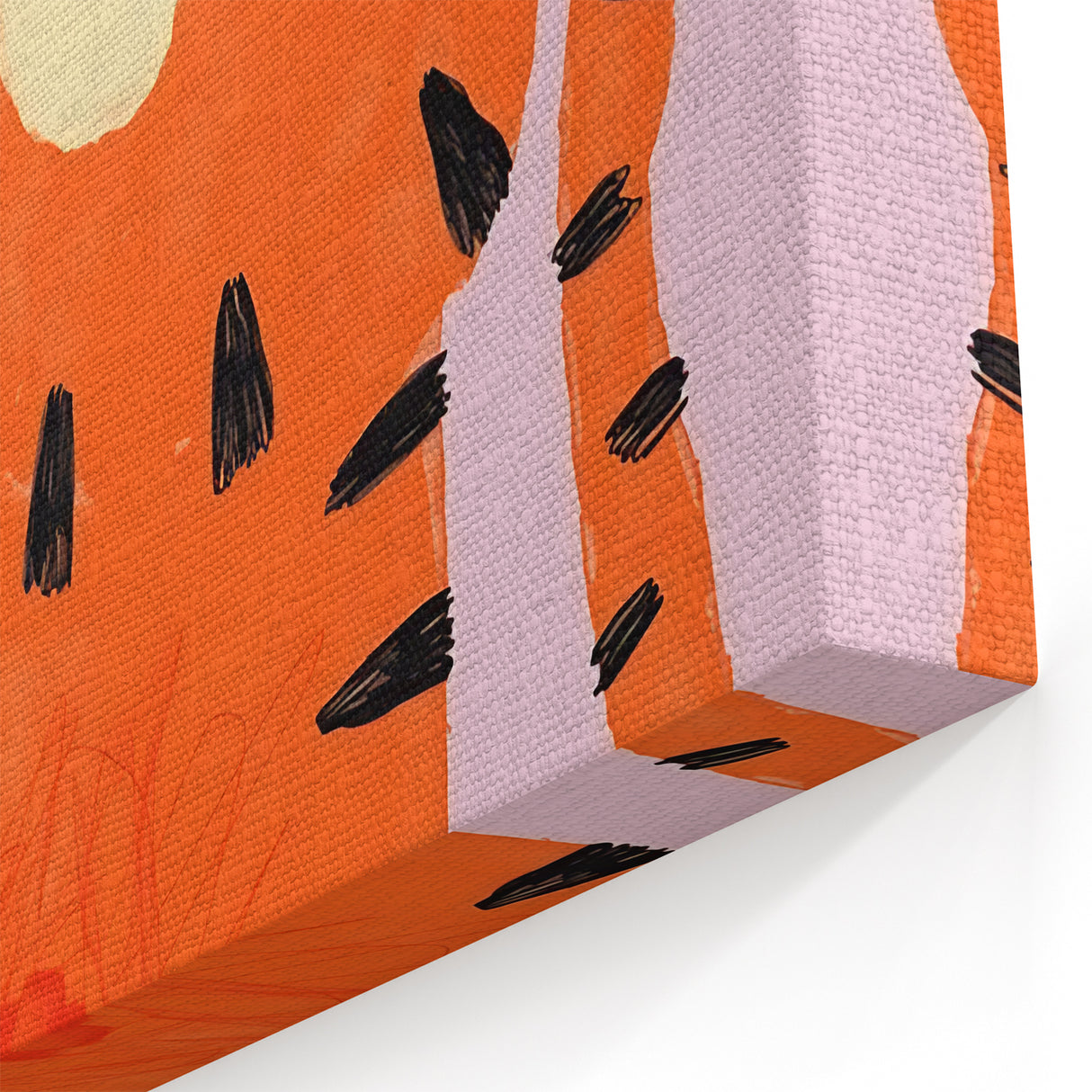 Kids Room Decor - Fun Tiger & Ice Cream Wall Art for Girls’ Spaces