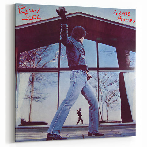 Retro Wall Art – Billy Joel Glass Houses Album Canvas Print