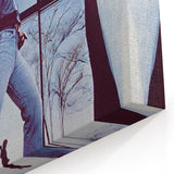 Retro Wall Art – Billy Joel Glass Houses Album Canvas Print