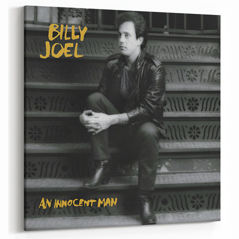 Retro Wall Art – Billy Joel An Innocent Man Album Canvas Print