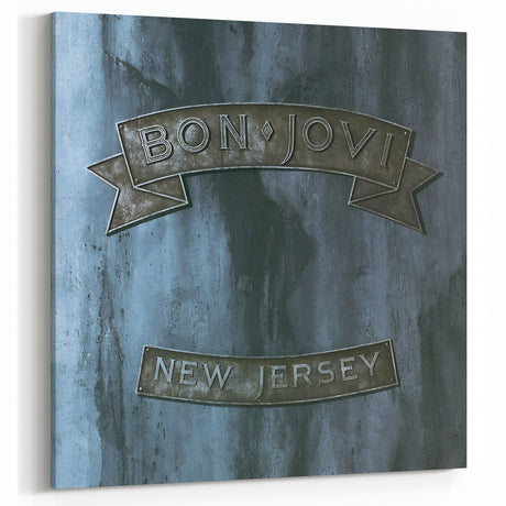 Retro Wall Art – Bon Jovi New Jersey Album Canvas Print