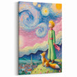 Dreamy Starry Night Girls Room Wall Art - Whimsical Nursery Print