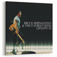 Retro Wall Art – Bruce Springsteen Live 1975-85 Canvas Print