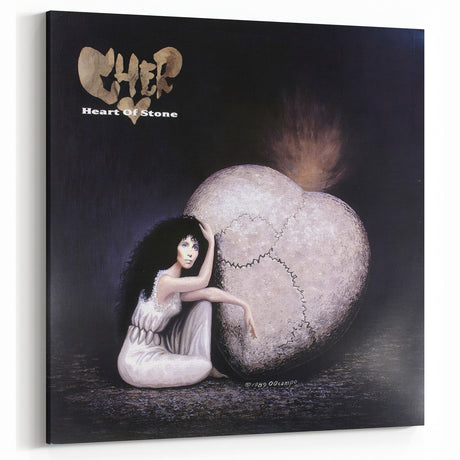 Retro Wall Art – Cher Heart of Stone Album Canvas Print