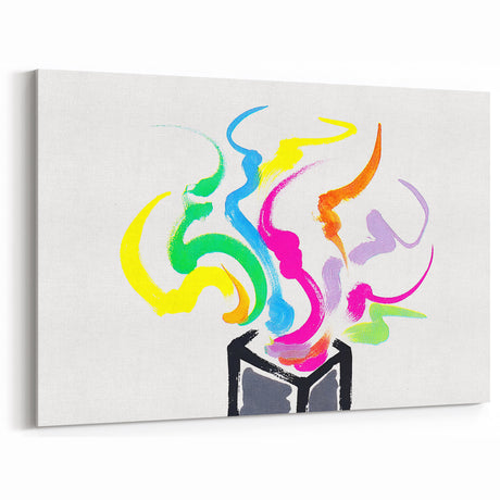 Retro Wall Art – Chris De Burgh Into the Light Canvas Print