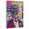 Vibrant Pop Art Wall Art - Multicolor Canvas with Urban Graffiti