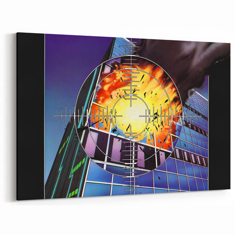 Retro Wall Art – Def Leppard Pyromania Album Canvas Print